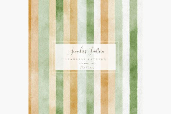Download Watercolor Seamless Vertical Stripes Pattern PNG - Stripes Collection