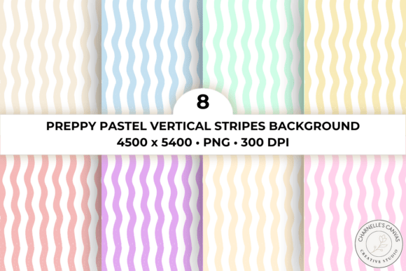 Download Preppy Pastel Vertical Stripes - Stripes Collection